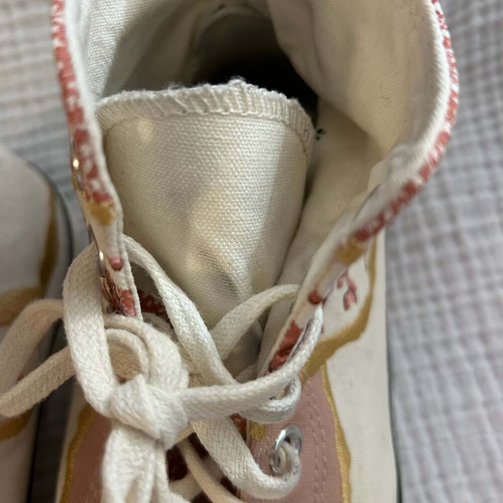 Converse Chuck 70 Egret Golden Florals Multi size 9 men’s - Picture 7 of 10
